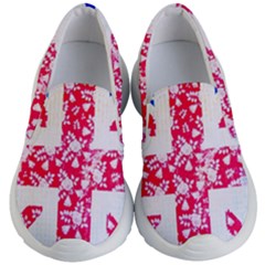 British Flag Abstract Kids  Lightweight Slip Ons by Vaneshart