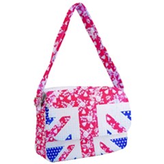 British Flag Abstract Courier Bag by Vaneshart