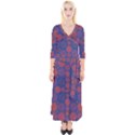 Zappwaits September Quarter Sleeve Wrap Maxi Dress View1