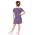 Zappwaits September Kids  Short Sleeve Velvet Dress View2