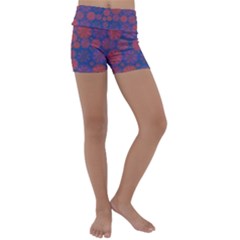 Zappwaits September Kids  Lightweight Velour Yoga Shorts by zappwaits