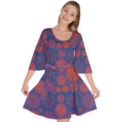 Zappwaits September Velour Kimono Dress by zappwaits