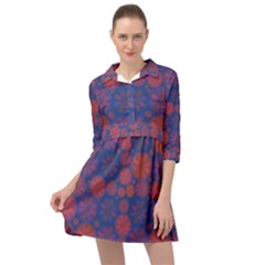 Zappwaits September Mini Skater Shirt Dress by zappwaits