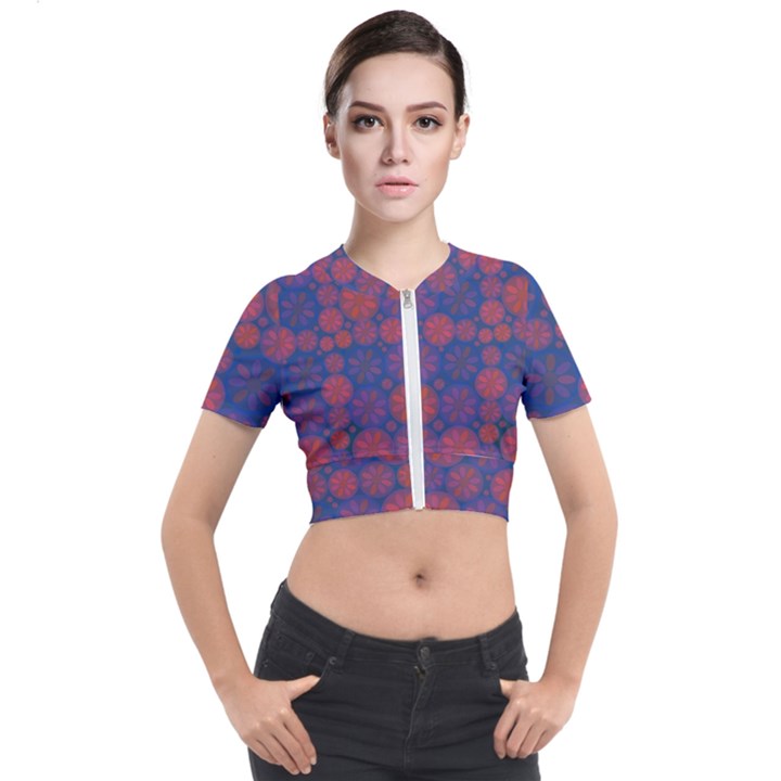 Zappwaits September Short Sleeve Cropped Jacket