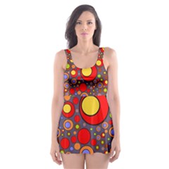 Zappwaits Pop Skater Dress Swimsuit by zappwaits