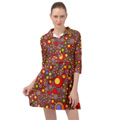 Zappwaits Pop Mini Skater Shirt Dress