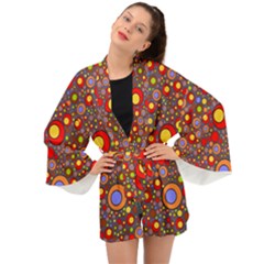 Zappwaits Pop Long Sleeve Kimono