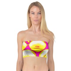 Pop Art Tennis Balls Bandeau Top by essentialimage