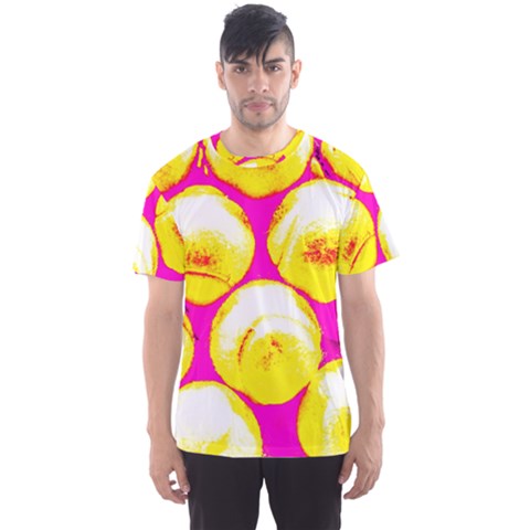 Pop Art Tennis Balls Men s Sports Mesh Tee by essentialimage