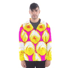 Pop Art Tennis Balls Men s Hooded Windbreaker by essentialimage