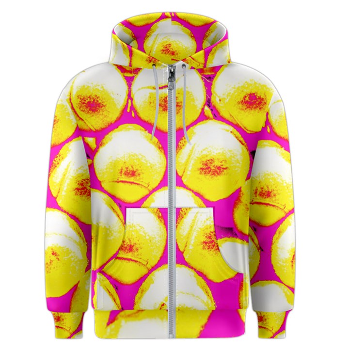 Pop Art Tennis Balls Men s Zipper Hoodie