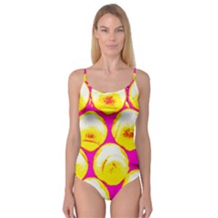 Pop Art Tennis Balls Camisole Leotard  by essentialimage