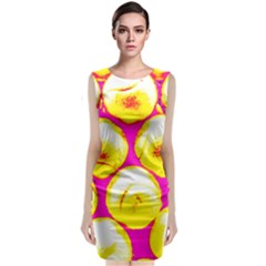 Pop Art Tennis Balls Classic Sleeveless Midi Dress by essentialimage