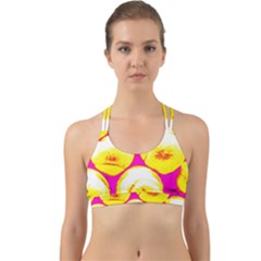 Pop Art Tennis Balls Back Web Sports Bra by essentialimage