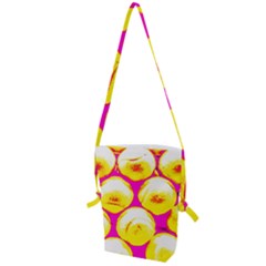 Pop Art Tennis Balls Folding Shoulder Bag by essentialimage