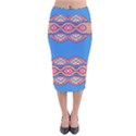 Shapes chains on a blue background                                                Velvet Pencil Skirt View1