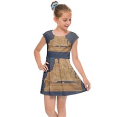 Illustrated Exhibitor 1 Kids  Cap Sleeve Dress by DeneWestUK