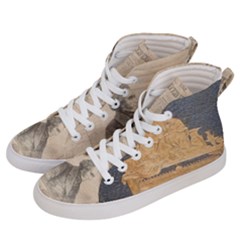 Illustrated Exhibitor 1 Men s Hi-top Skate Sneakers by DeneWestUK