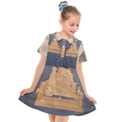 Illustrated Exhibitor 1 Kids  Short Sleeve Shirt Dress by DeneWestUK