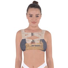 Illustrated Exhibitor 1 Bandaged Up Bikini Top