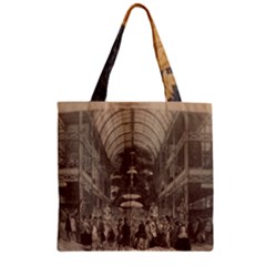 Illustrated Exhibitor Zipper Grocery Tote Bag