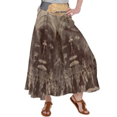 Illustrated Exhibitor Satin Palazzo Pants