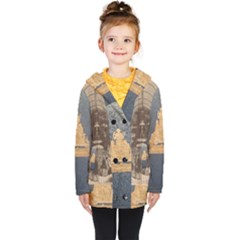 Illustrated Exhibitor Kids  Double Breasted Button Coat