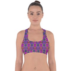 Abstract 21 Cross Back Hipster Bikini Top 