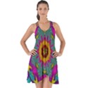 Fern  Mandala  In Strawberry Decorative Style Show Some Back Chiffon Dress View1