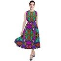 Abstract 21 1 Round Neck Boho Dress View1