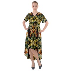 Abstract 22 1 Front Wrap High Low Dress by ArtworkByPatrick