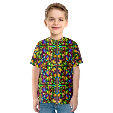 Abstract 24 Kids  Sport Mesh Tee by ArtworkByPatrick