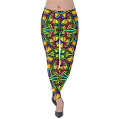 Abstract 24 Velvet Leggings by ArtworkByPatrick