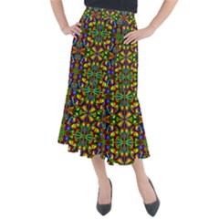 Abstract 24 Midi Mermaid Skirt