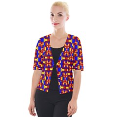 Abstract 25 Cropped Button Cardigan by ArtworkByPatrick