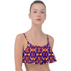 Abstract 25 Frill Bikini Top