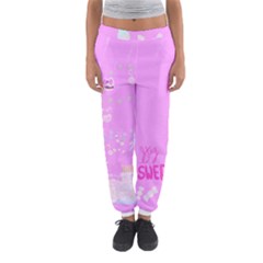 Sweet As Pink Watercolor Jogger Pants by SweetPinkDreams