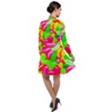 Vibrant Jelly Bean Candy Long Sleeve Chiffon Shirt Dress View2