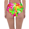 Vibrant Jelly Bean Candy Reversible High-Waist Bikini Bottoms View4