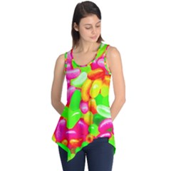 Vibrant Jelly Bean Candy Sleeveless Tunic