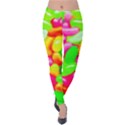 Vibrant Jelly Bean Candy Velvet Leggings View1