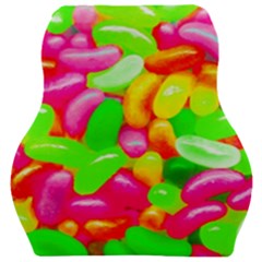 Vibrant Jelly Bean Candy Car Seat Velour Cushion  by essentialimage