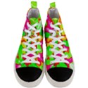 Vibrant Jelly Bean Candy Men s Mid-Top Canvas Sneakers View1