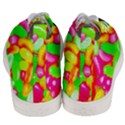 Vibrant Jelly Bean Candy Men s Mid-Top Canvas Sneakers View4