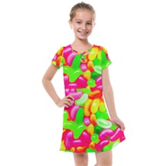 Vibrant Jelly Bean Candy Kids  Cross Web Dress by essentialimage