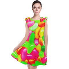 Vibrant Jelly Bean Candy Tie Up Tunic Dress by essentialimage