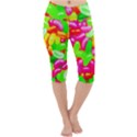 Vibrant Jelly Bean Candy Lightweight Velour Cropped Yoga Leggings View1