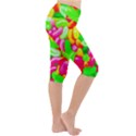 Vibrant Jelly Bean Candy Lightweight Velour Cropped Yoga Leggings View3