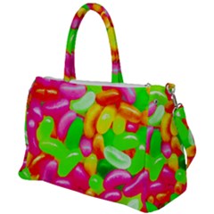 Vibrant Jelly Bean Candy Duffel Travel Bag by essentialimage