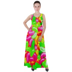 Vibrant Jelly Bean Candy Empire Waist Velour Maxi Dress by essentialimage